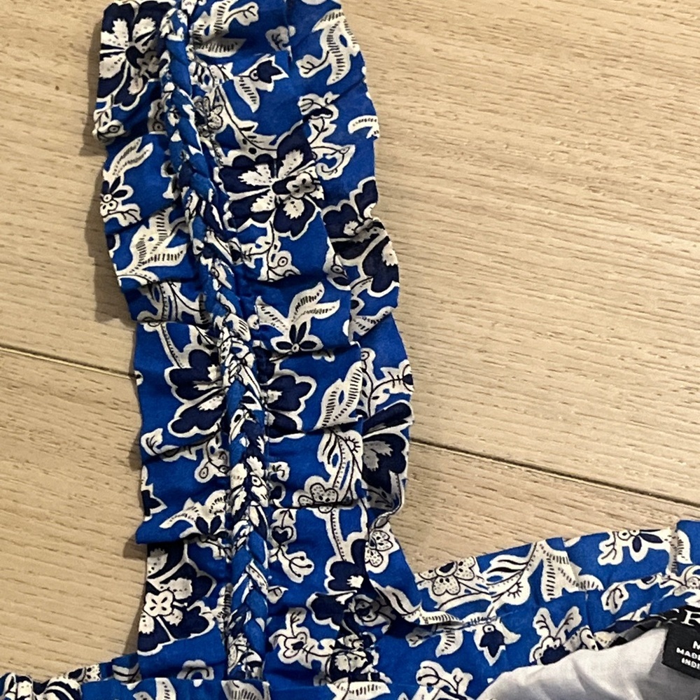 J. Crew Blue Floral Midi Dress - Picture 11 of 16
